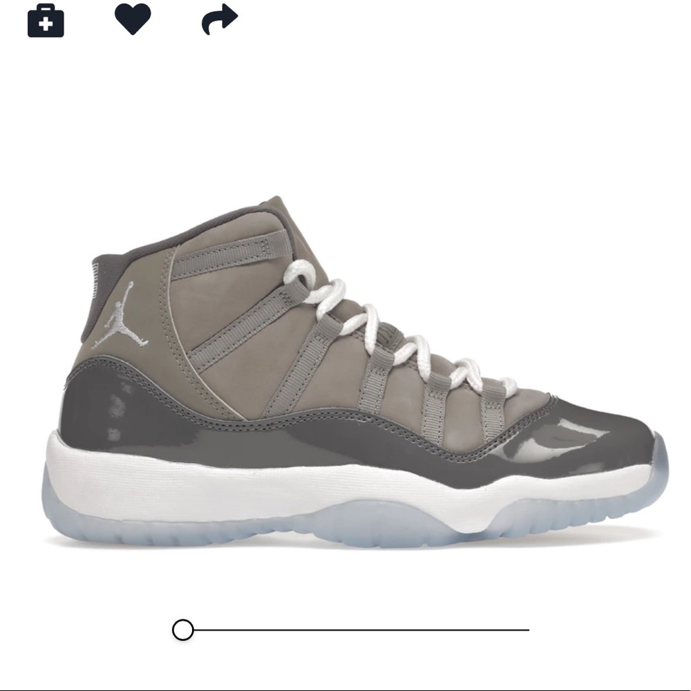 Jordan’s -Cool Gray 11s, Air Jordan Retro Sneakers, Gray and White Sneakers